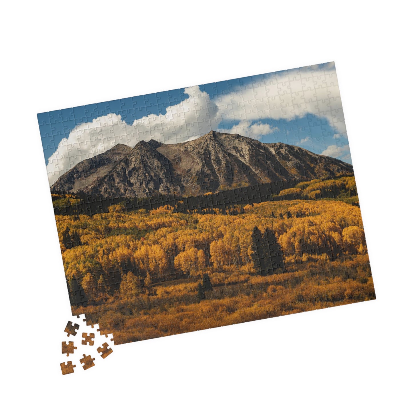 Kebler Pass Fall Colors Photograph Puzzle (110, 252, 520, 1014-piece)