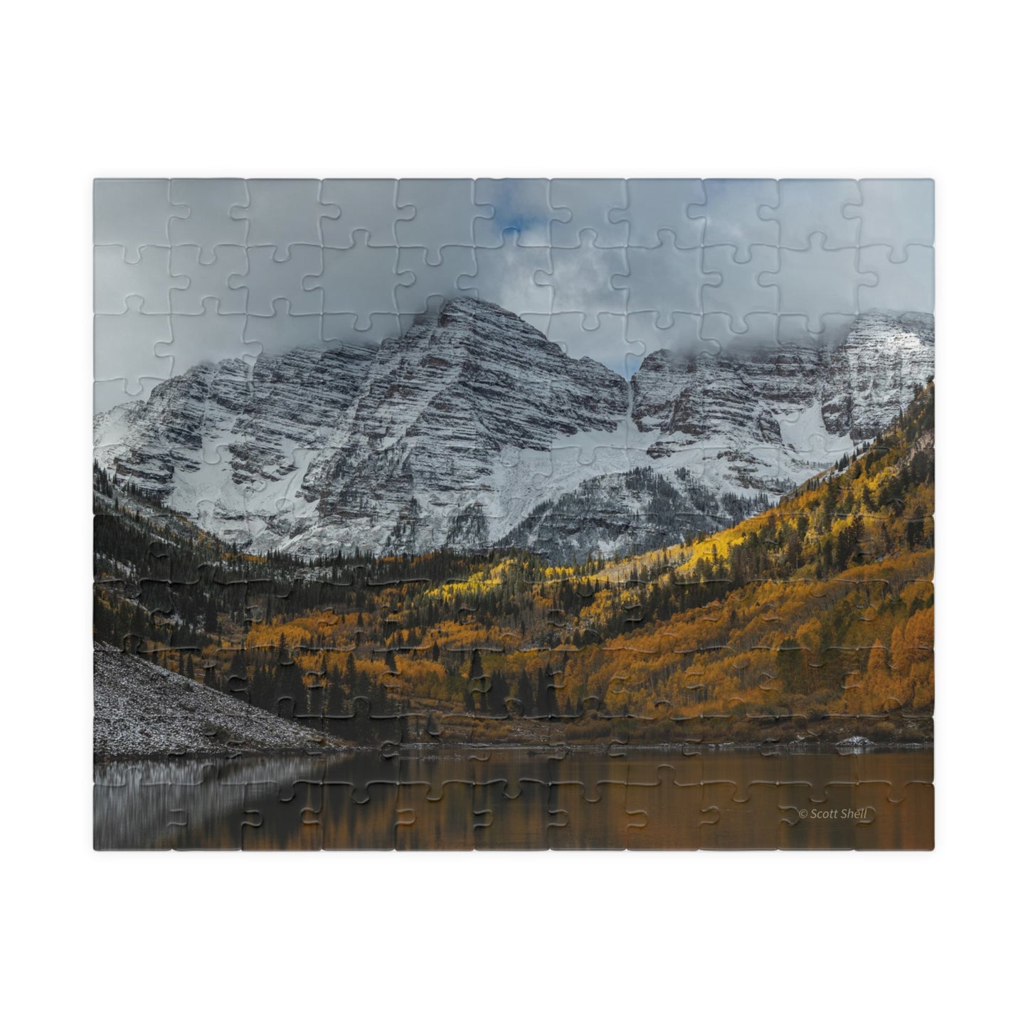 Maroon Bells, Clash of the Seasons, Photograph Puzzles (110, 252, 520, 1014-piece)