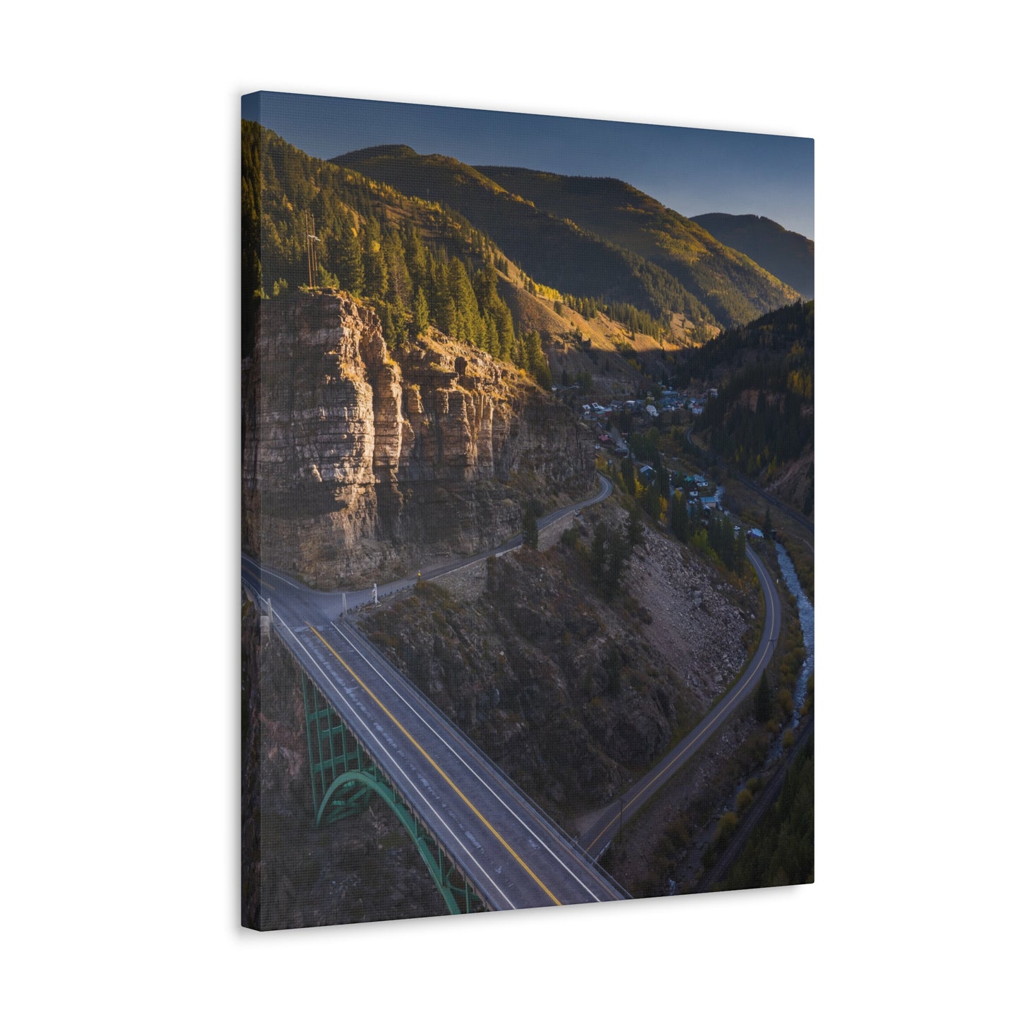 Red Cliff Aerial - Canvas Gallery Wraps