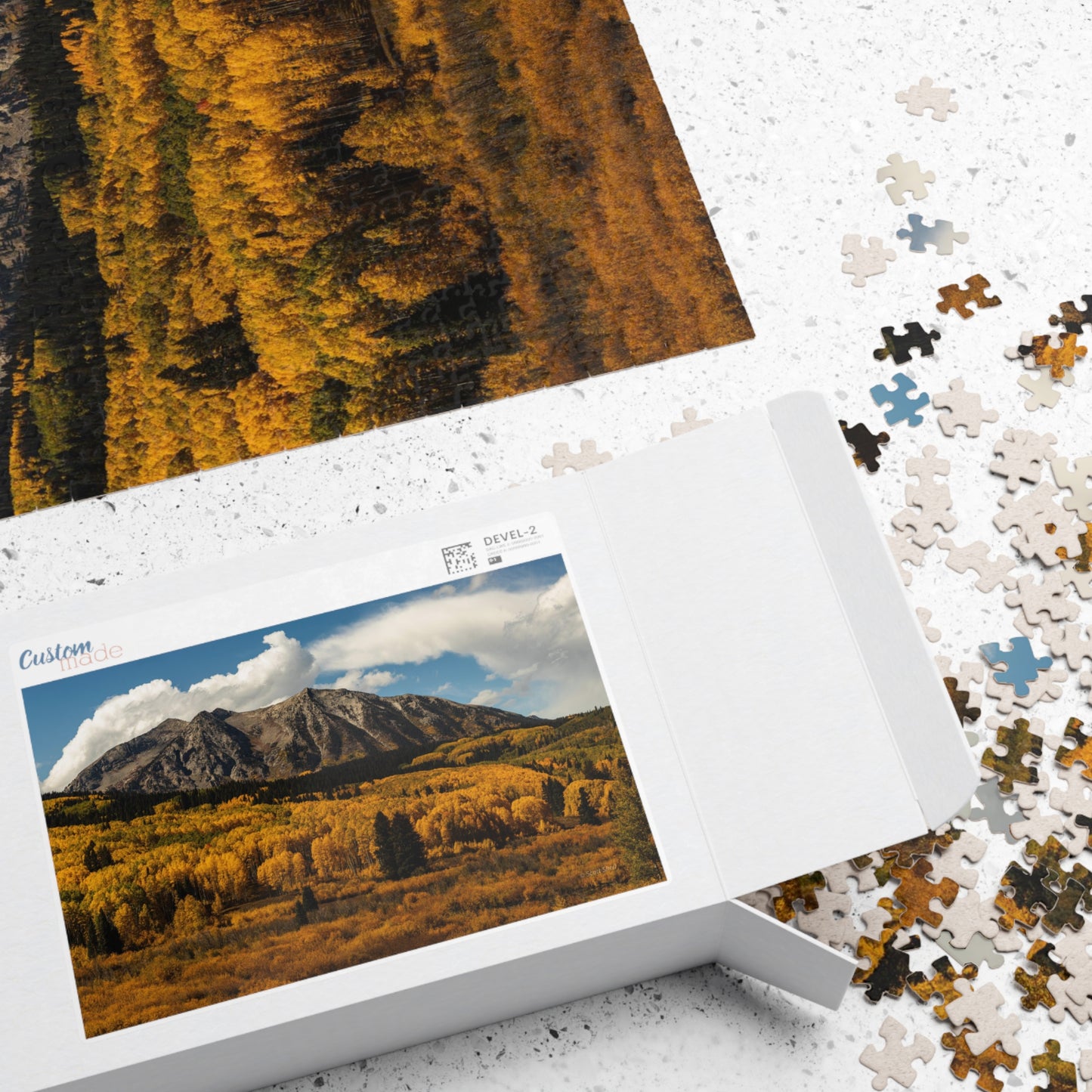 Kebler Pass Fall Colors Photograph Puzzle (110, 252, 520, 1014-piece)