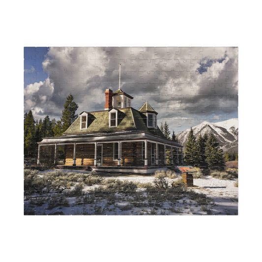 Interloken Scenic Puzzle — Vintage Winter House Jigsaw (110/252/520/1014 pcs)