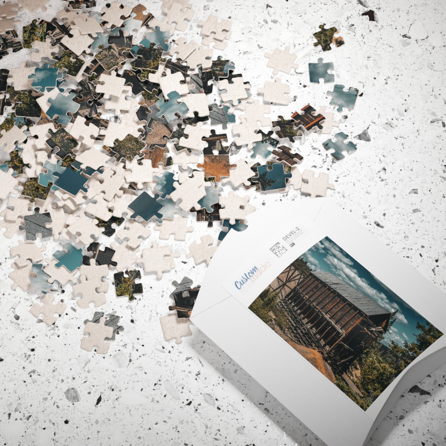 Monarch Mine, Leadville, Colorado with Clouds, Photograph Puzzle (110, 252, 520, 1014-piece)