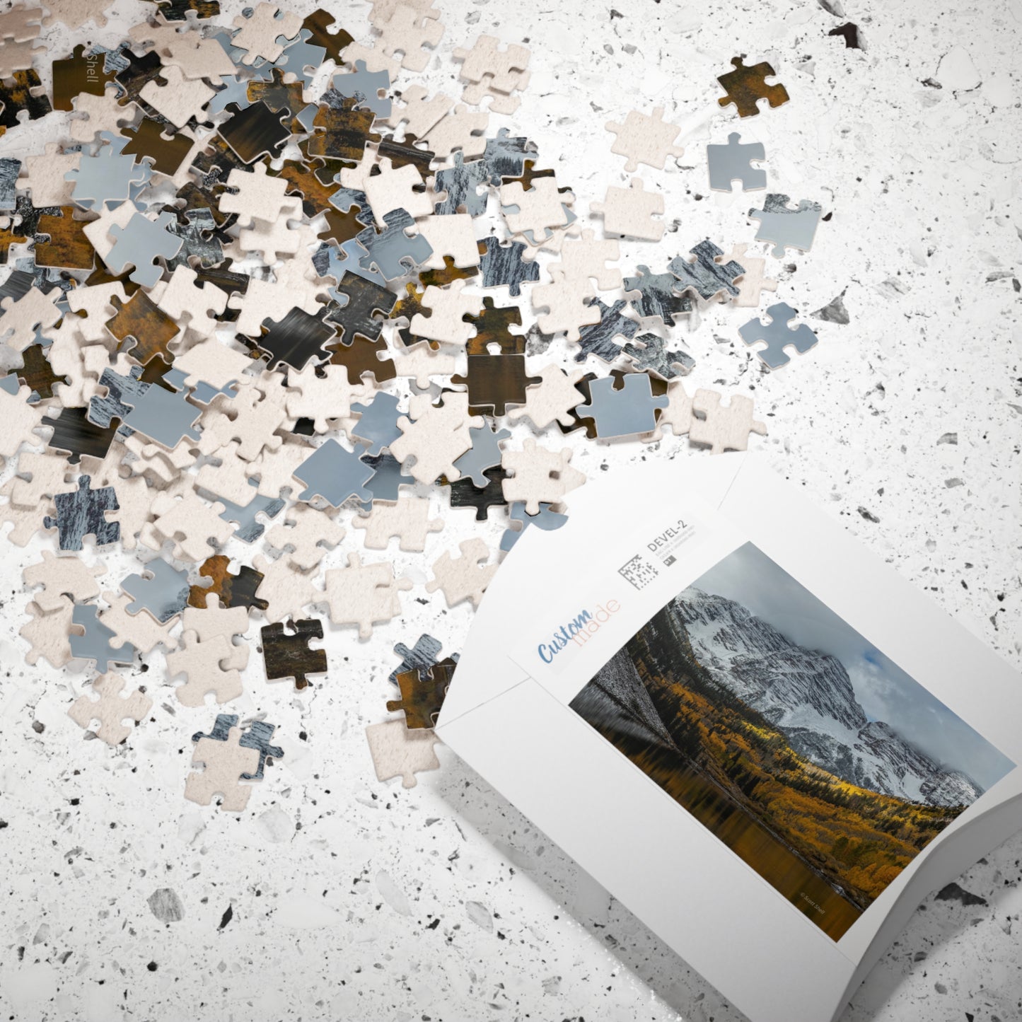 Maroon Bells, Clash of the Seasons, Photograph Puzzles (110, 252, 520, 1014-piece)