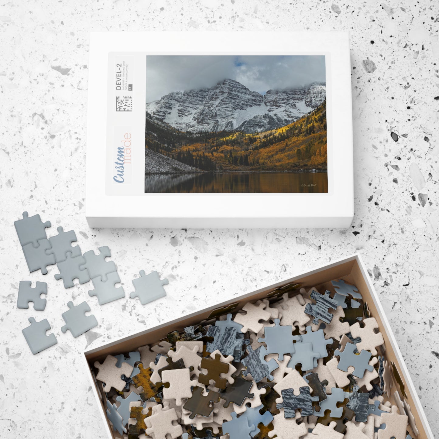 Maroon Bells, Clash of the Seasons, Photograph Puzzles (110, 252, 520, 1014-piece)