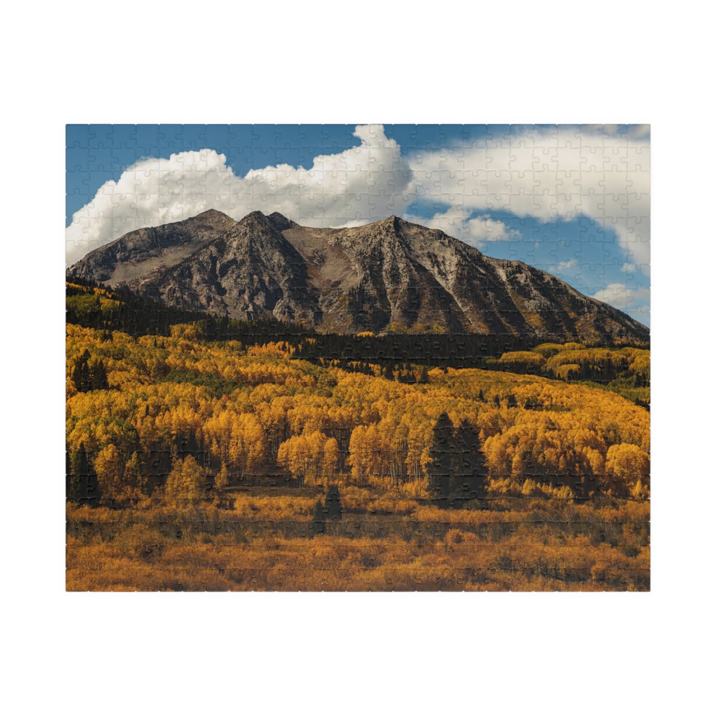 Kebler Pass Fall Colors Photograph Puzzle (110, 252, 520, 1014-piece)