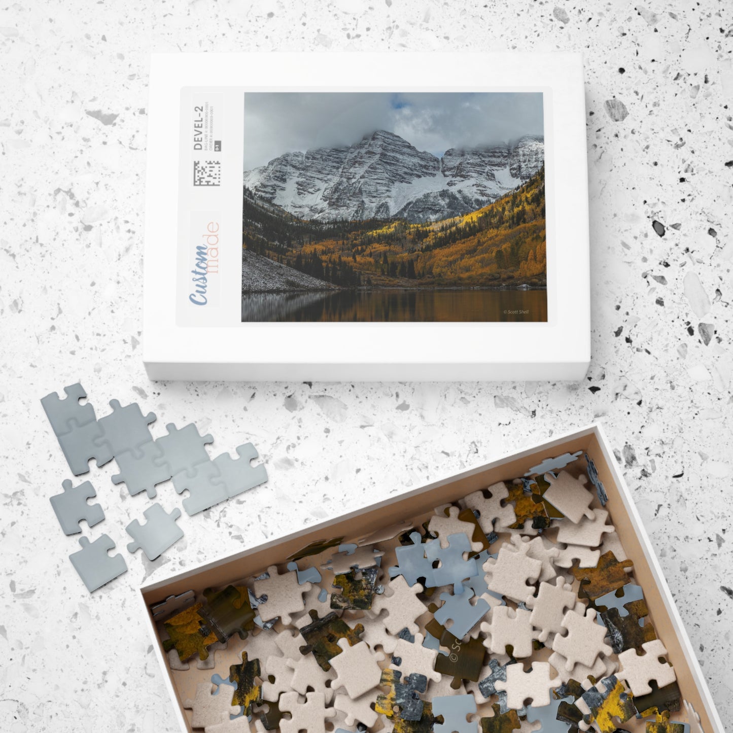 Maroon Bells, Clash of the Seasons, Photograph Puzzles (110, 252, 520, 1014-piece)