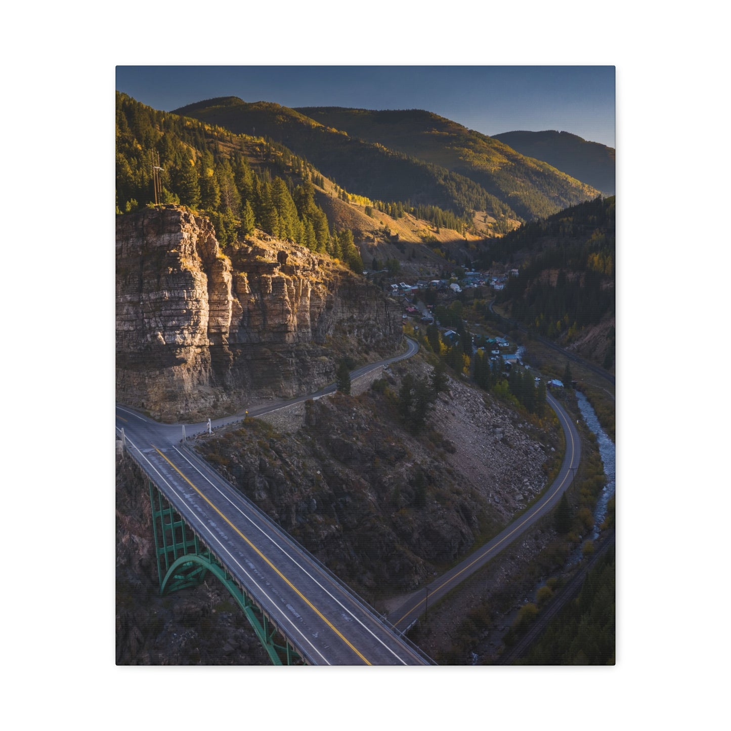 Red Cliff Aerial - Canvas Gallery Wraps