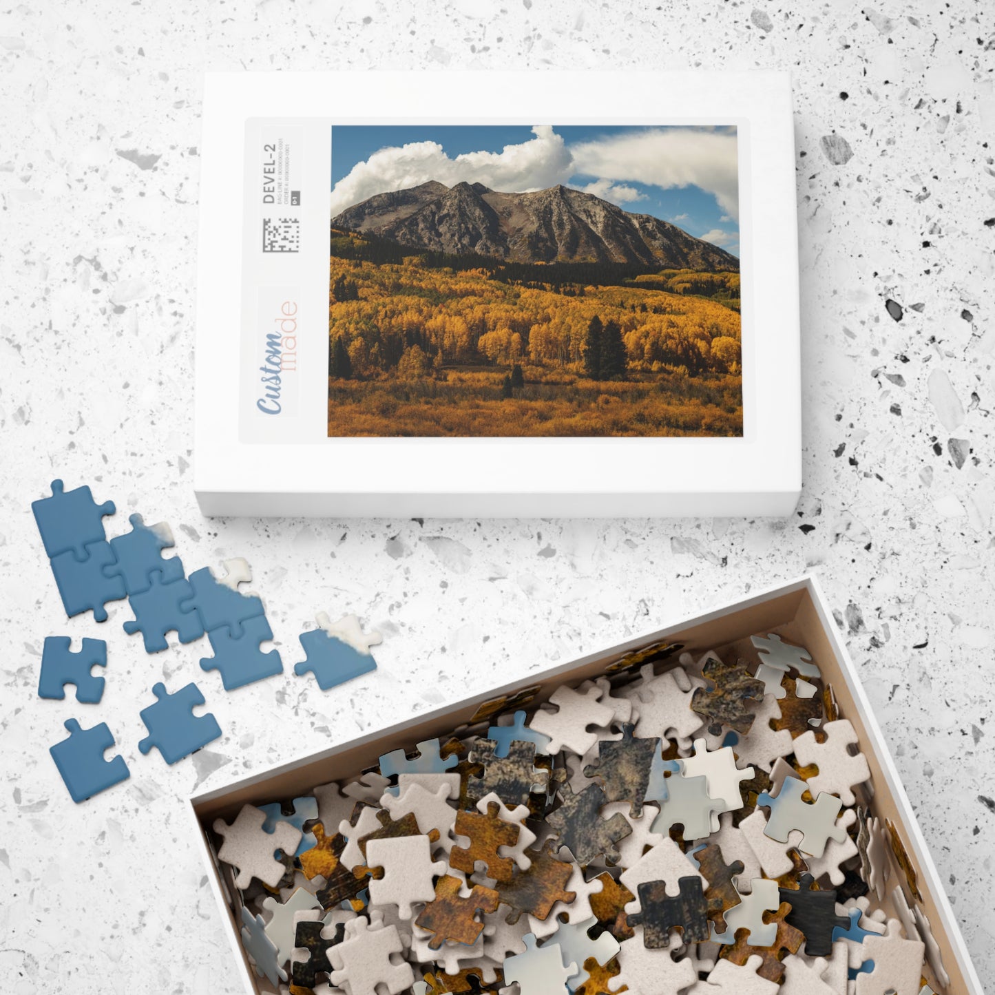 Kebler Pass Fall Colors Photograph Puzzle (110, 252, 520, 1014-piece)