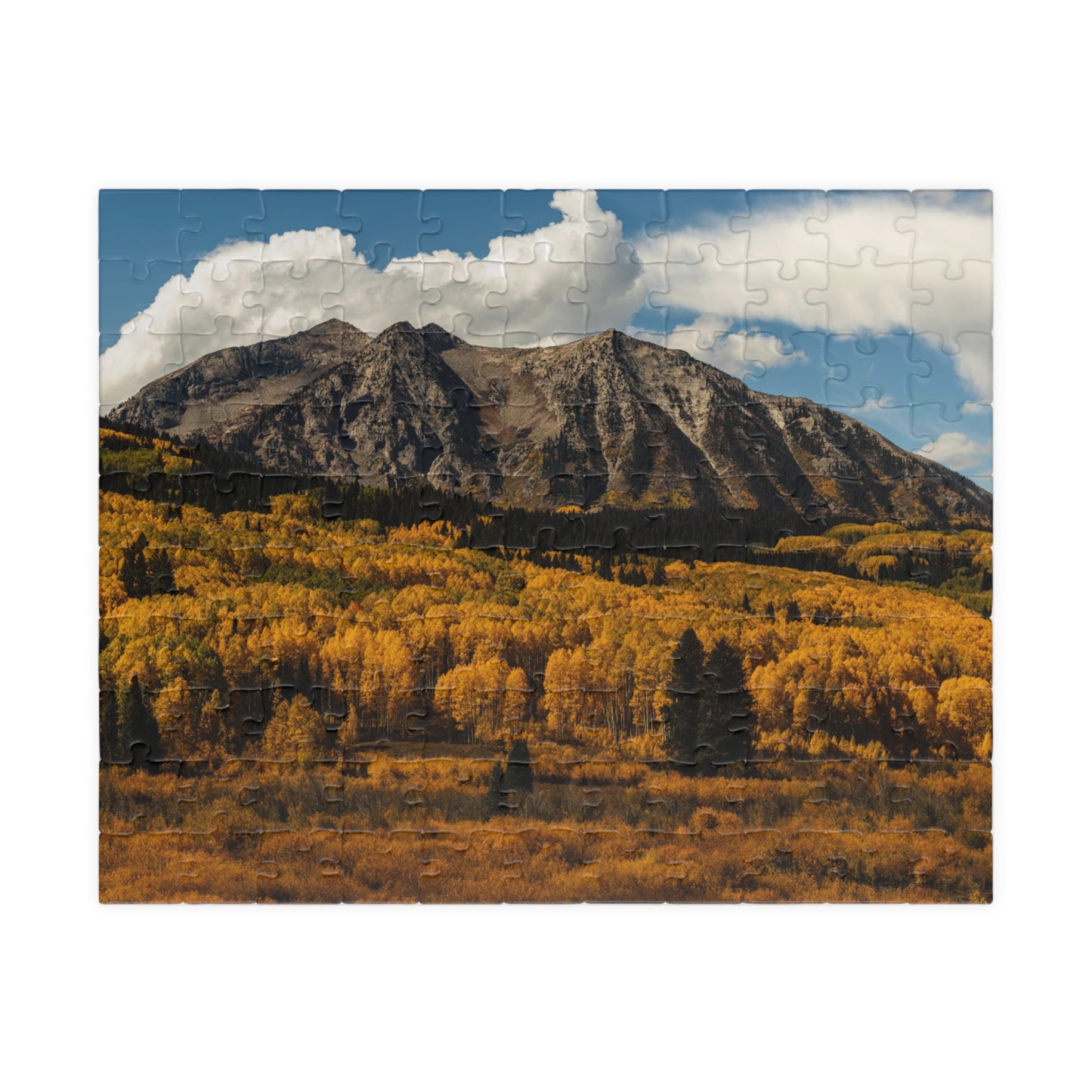 Kebler Pass Fall Colors Photograph Puzzle (110, 252, 520, 1014-piece)