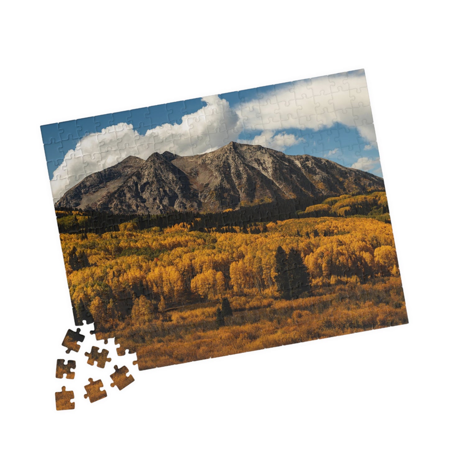 Kebler Pass Fall Colors Photograph Puzzle (110, 252, 520, 1014-piece)