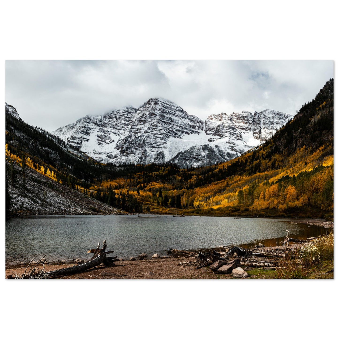 Maroon Bells - Metal Print